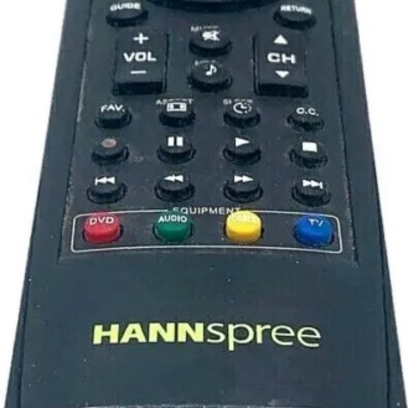 Authentic HANNspree OEM TV DVD Replacement Black Remote Control ST32AMSB Tested - Picture 4 of 12